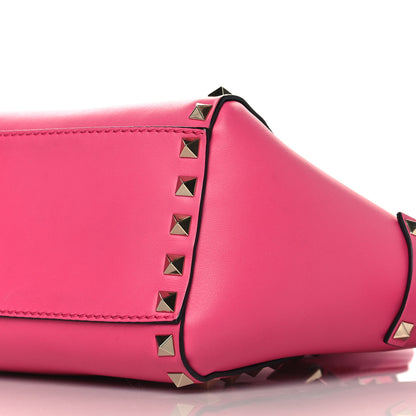 Valentino Garavani Vitello Mini Rockstud Double Handle Tote Peony 8 of 8