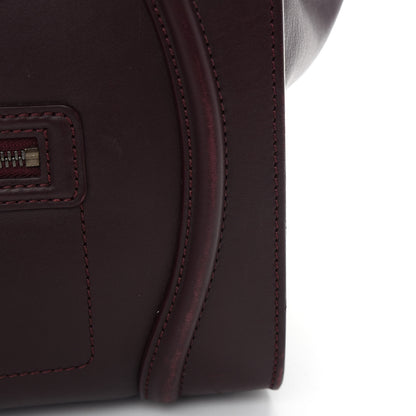Celine Smooth Calfskin Mini Luggage Burgundy 10 of 11