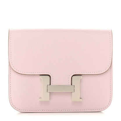 Hermes Evercolor Constance Slim Wallet Mauve Pale 1 of 9