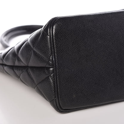 Chanel Caviar Quilted Medallion Tote Black 5 of 12