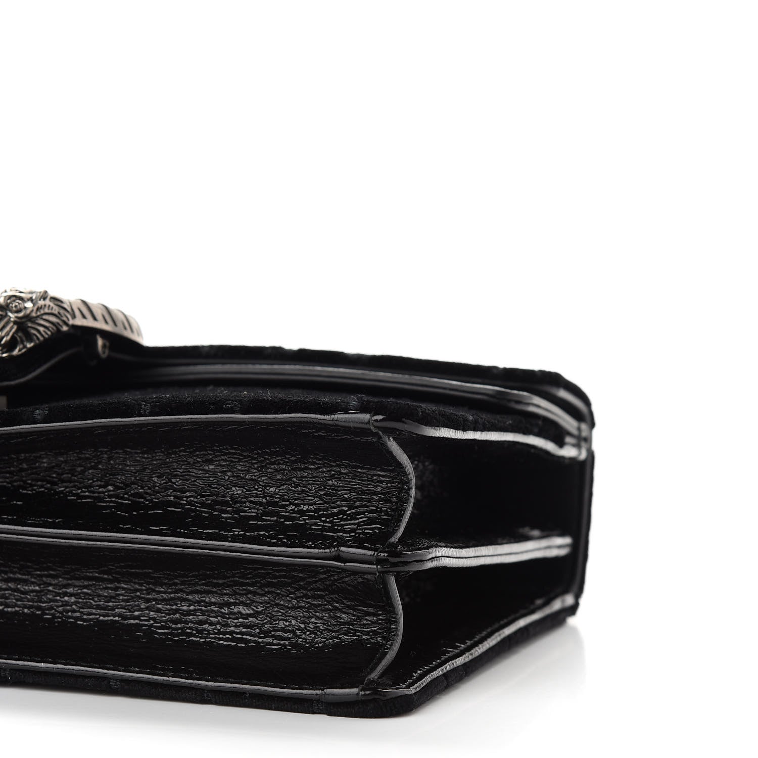 Gucci Velvet GG Monogram Small Dionysus Shoulder Bag Black 9 of 9