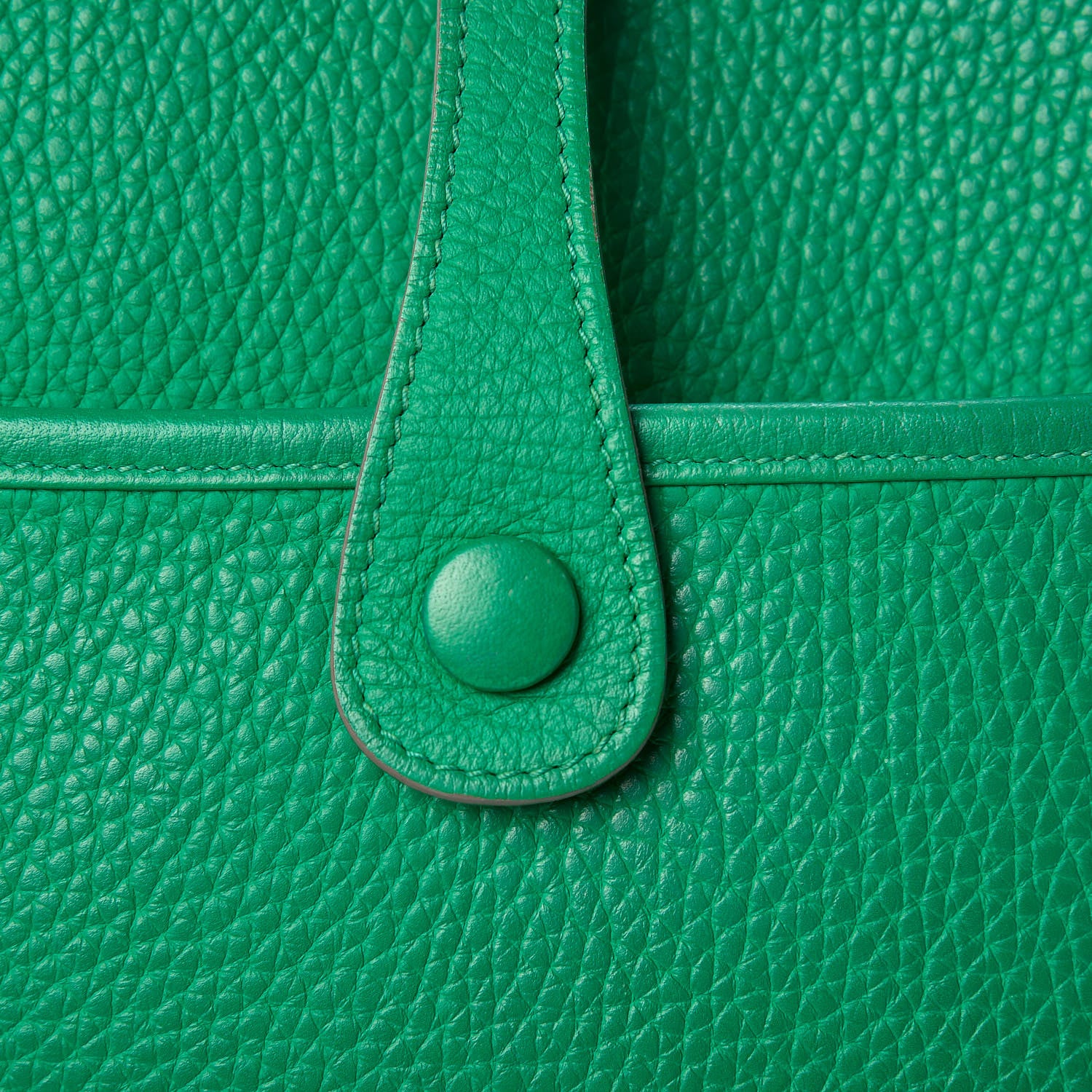 Hermes Taurillon Clemence Evelyne III PM Vert Menthe 20 of 28