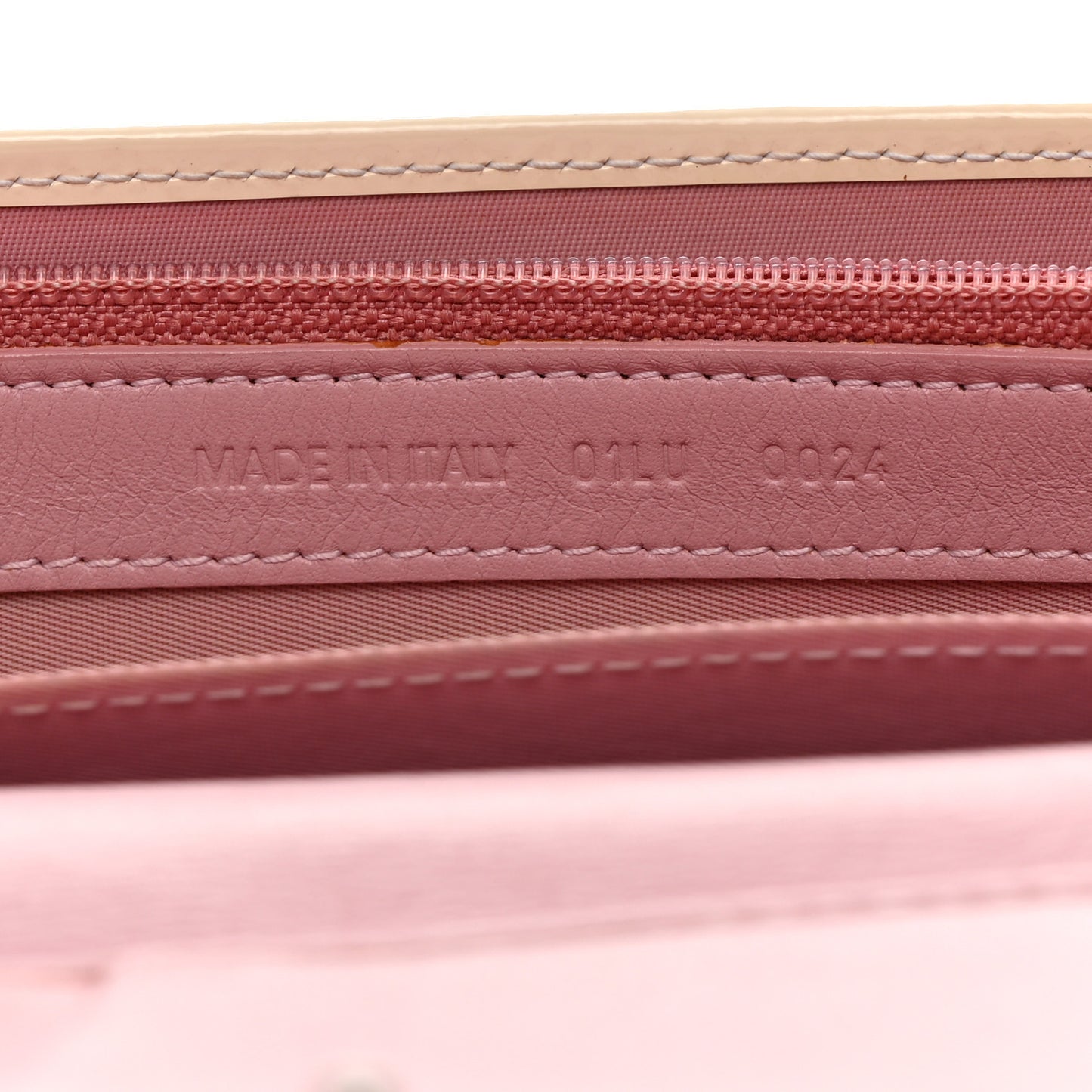 Monogram Girly Flap Wallet Pink