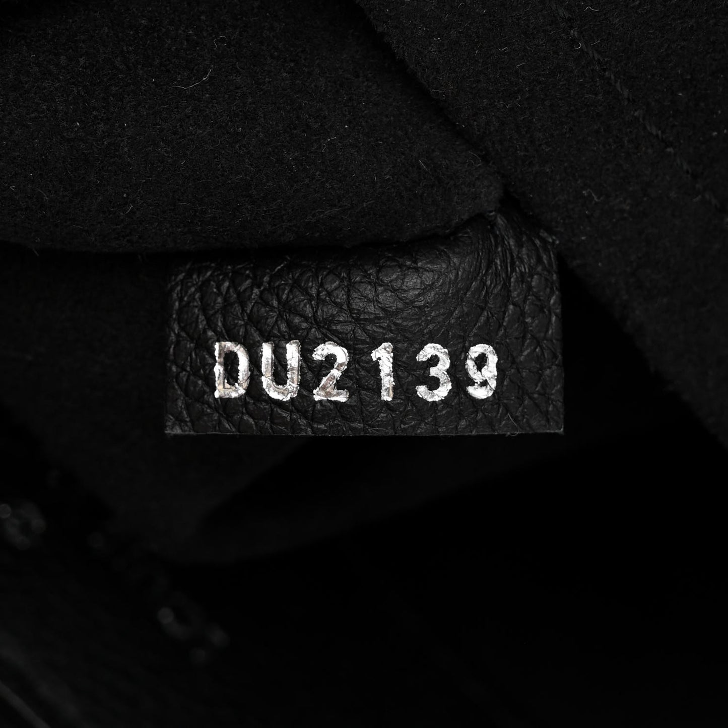 Calfskin Lockme Backpack Black