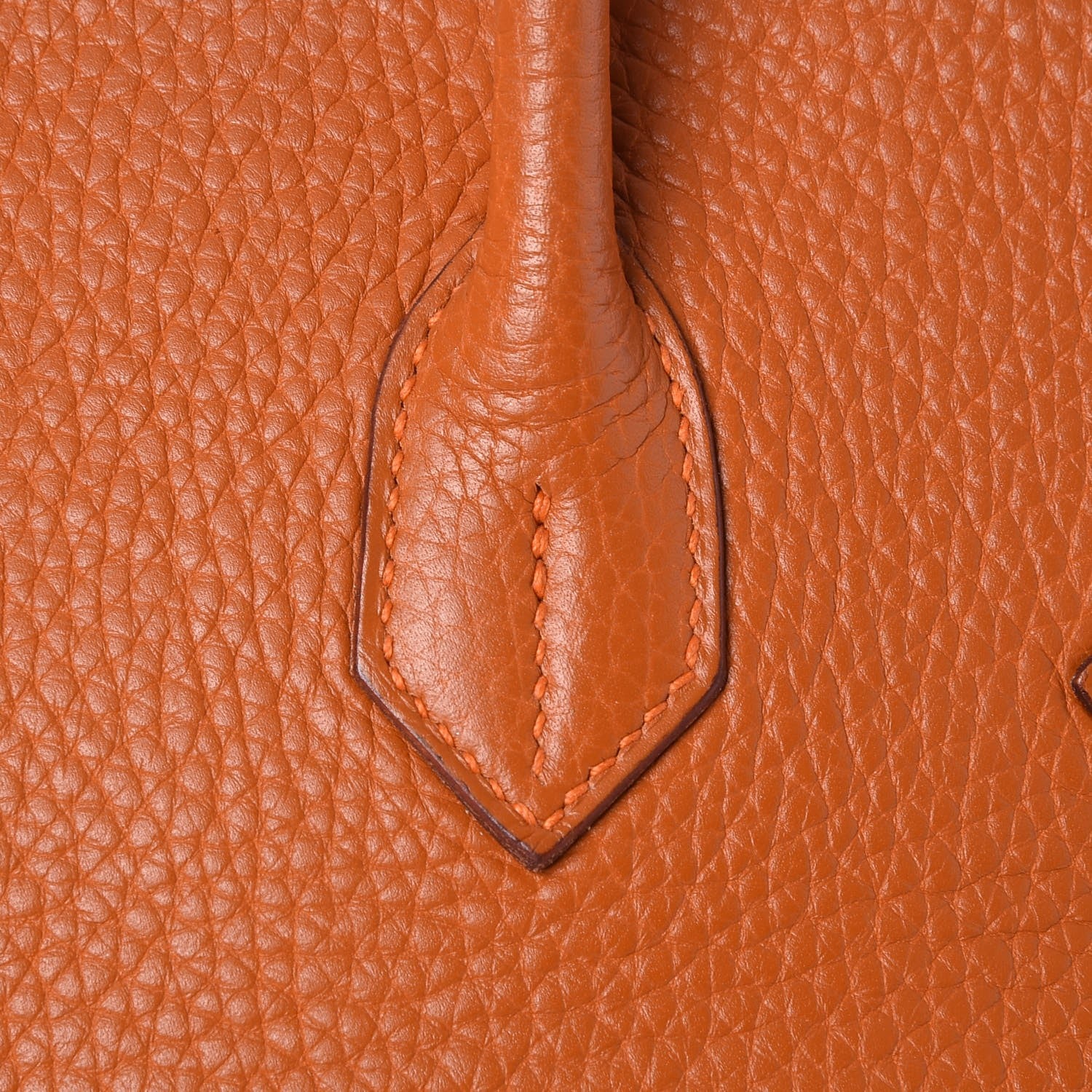 Hermes Taurillon Clemence HAC Birkin 32 Potiron 30 of 33