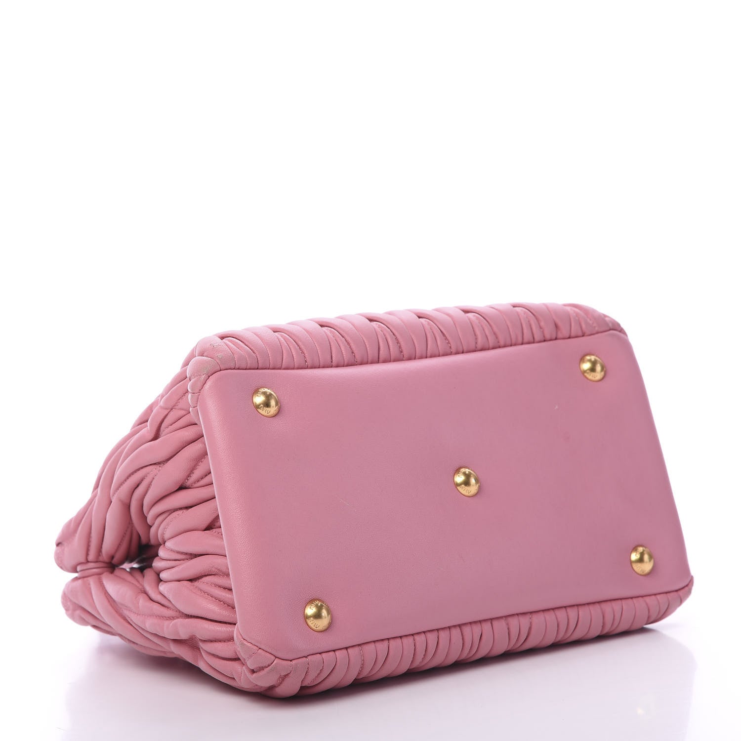 Miu Miu Nappa Matelasse Tote Loto 3 of 14