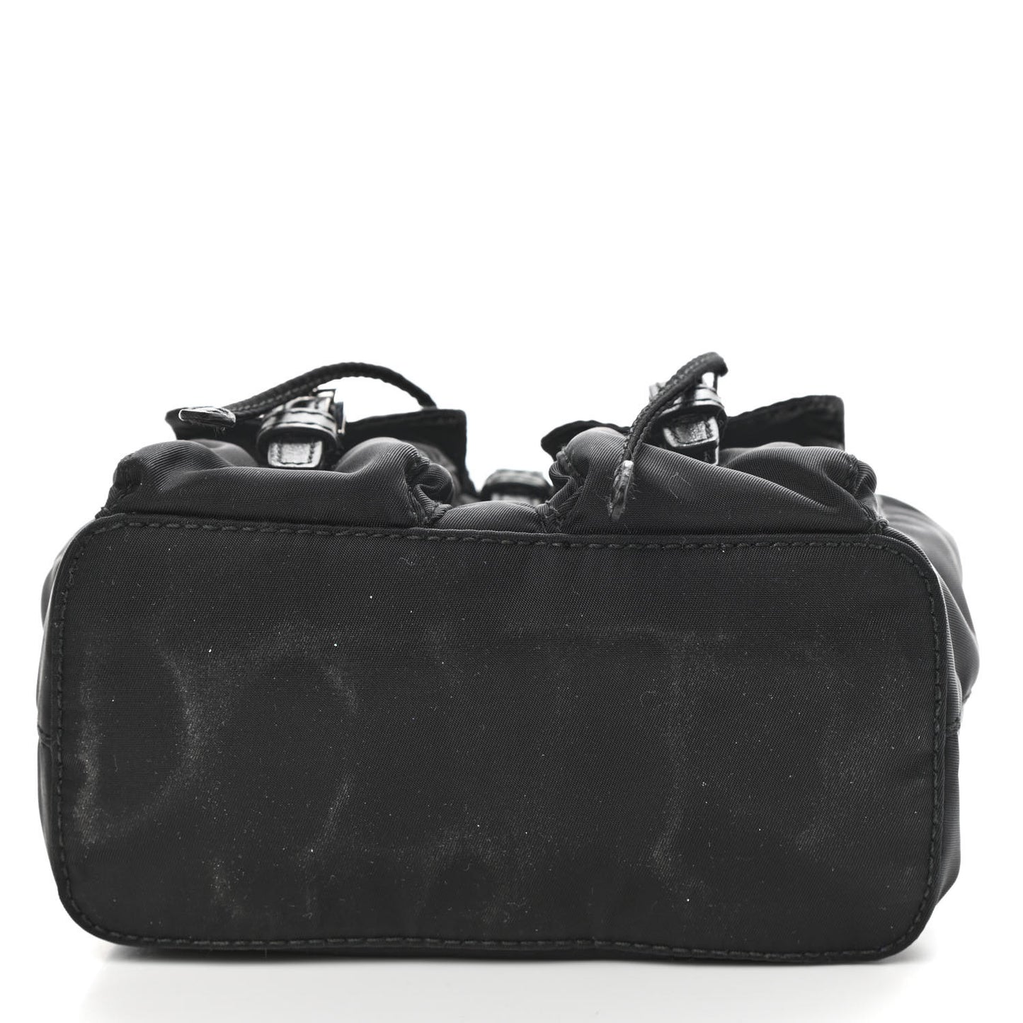 Nylon Vela Mini Crossbody Backpack Black