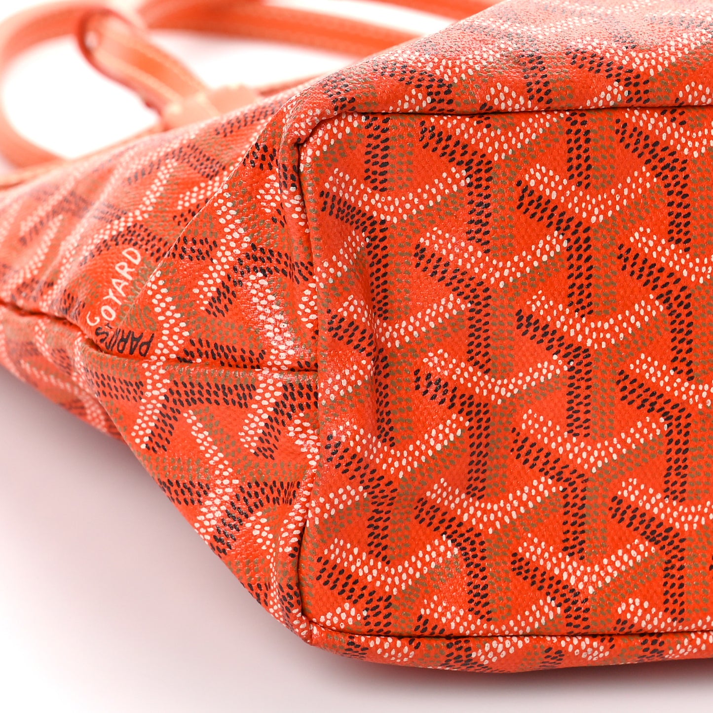 Goyardine Saint Louis Junior Jr PM Tote Orange