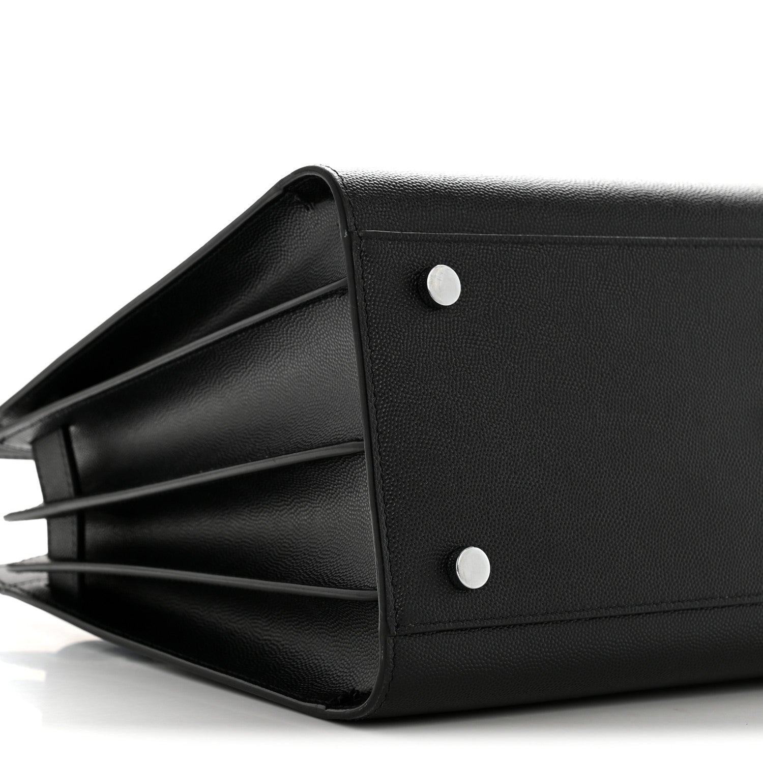 Saint Laurent Grained Calfskin Small Sac De Jour Black 10 of 16