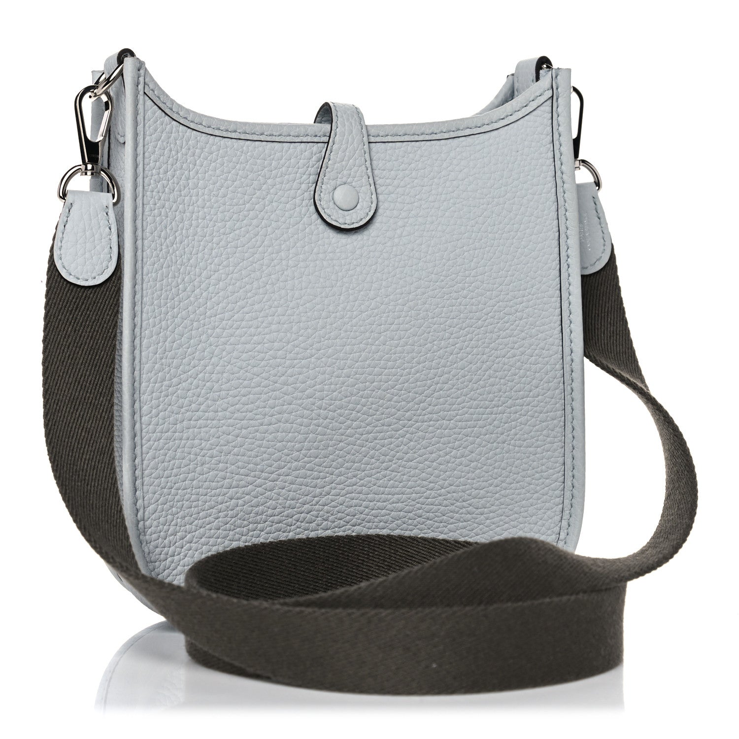 Hermes Taurillon Clemence Amazone Evelyne TPM Bleu Pale Etain 2 of 10