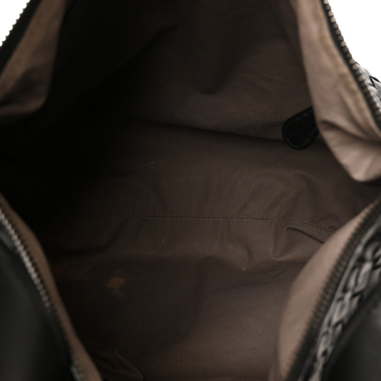 Nappa Intrecciato Hobo Black