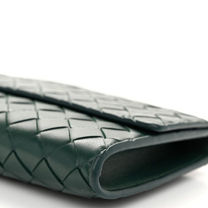 Bottega Veneta Nappa Intrecciato Long Andiamo Top Handle Clutch Emerald Green 9 of 9