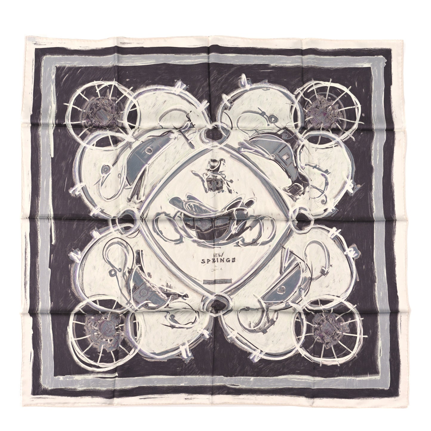 Silk New Springs Scarf 90