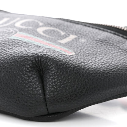 Gucci Grained Calfskin Small Logo Belt Bag Black 10 of 12