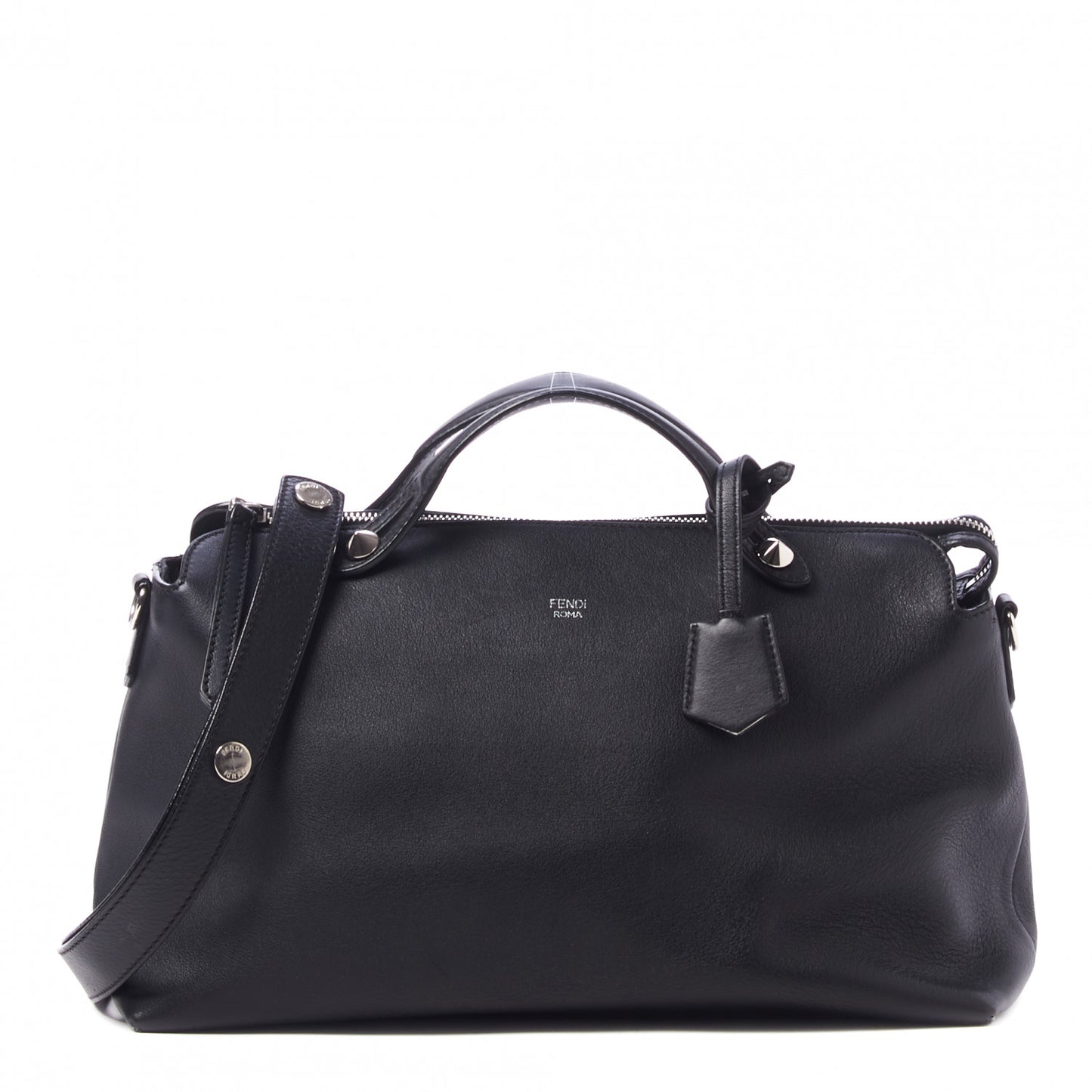 Vitello Dolce Large By The Way Boston Bag Black