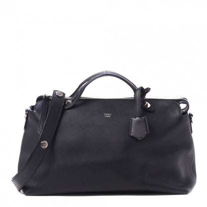 Fendi Vitello Dolce Large By The Way Boston Bag Black 1 of 11
