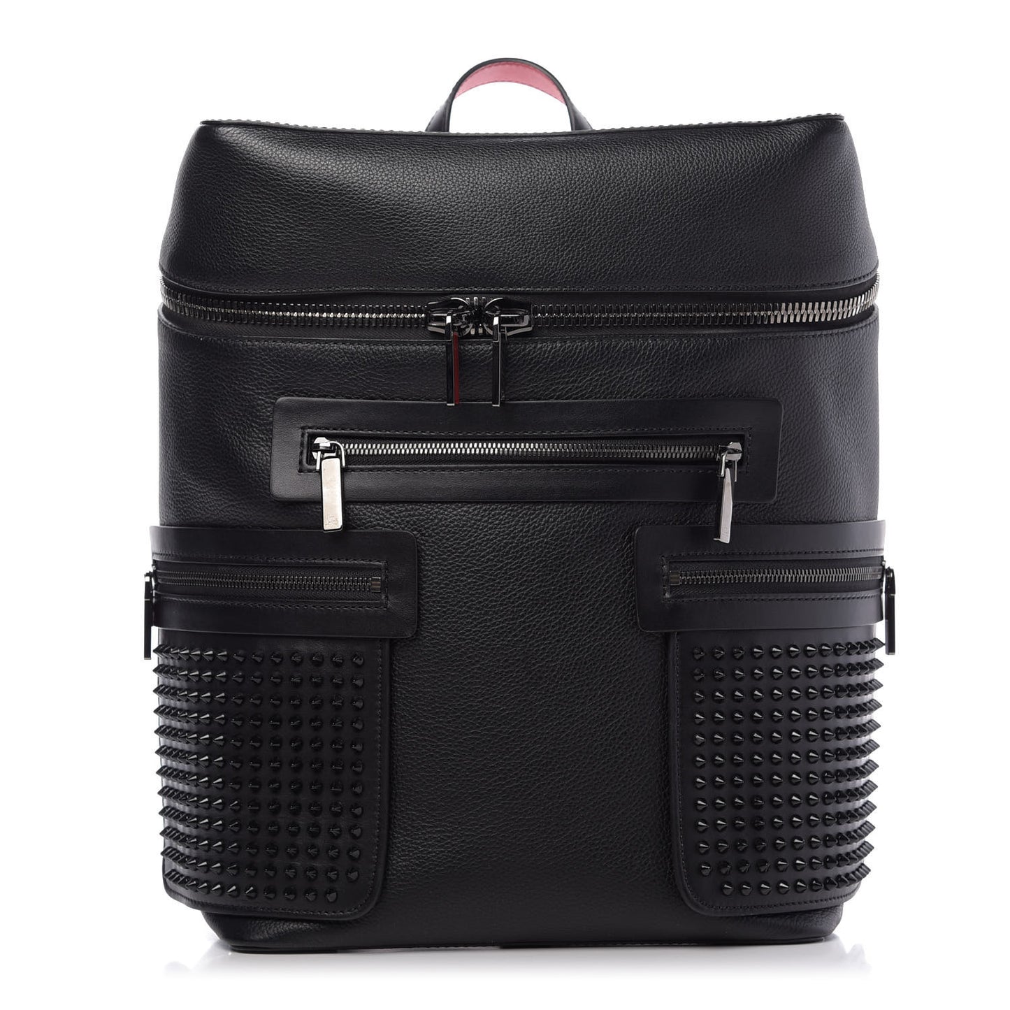 Calfskin Spiked Apoloubi Backpack Black