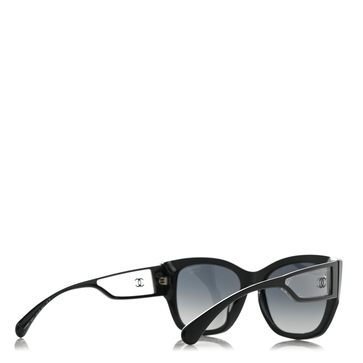Acetate Butterfly Signature CC Sunglasses 5429-A Black