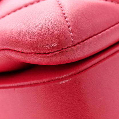 Chanel Lambskin Quilted Small Trendy CC Flap Dual Handle Bag Dark Pink 13 of 17