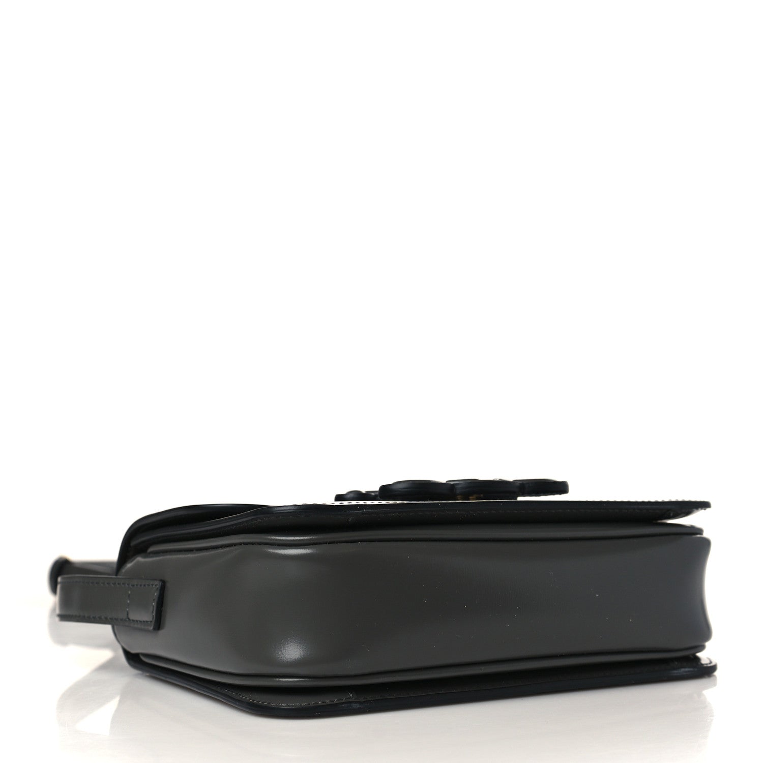 Celine Shiny Calfskin Teen Cuir Triomphe Anthracite 3 of 8