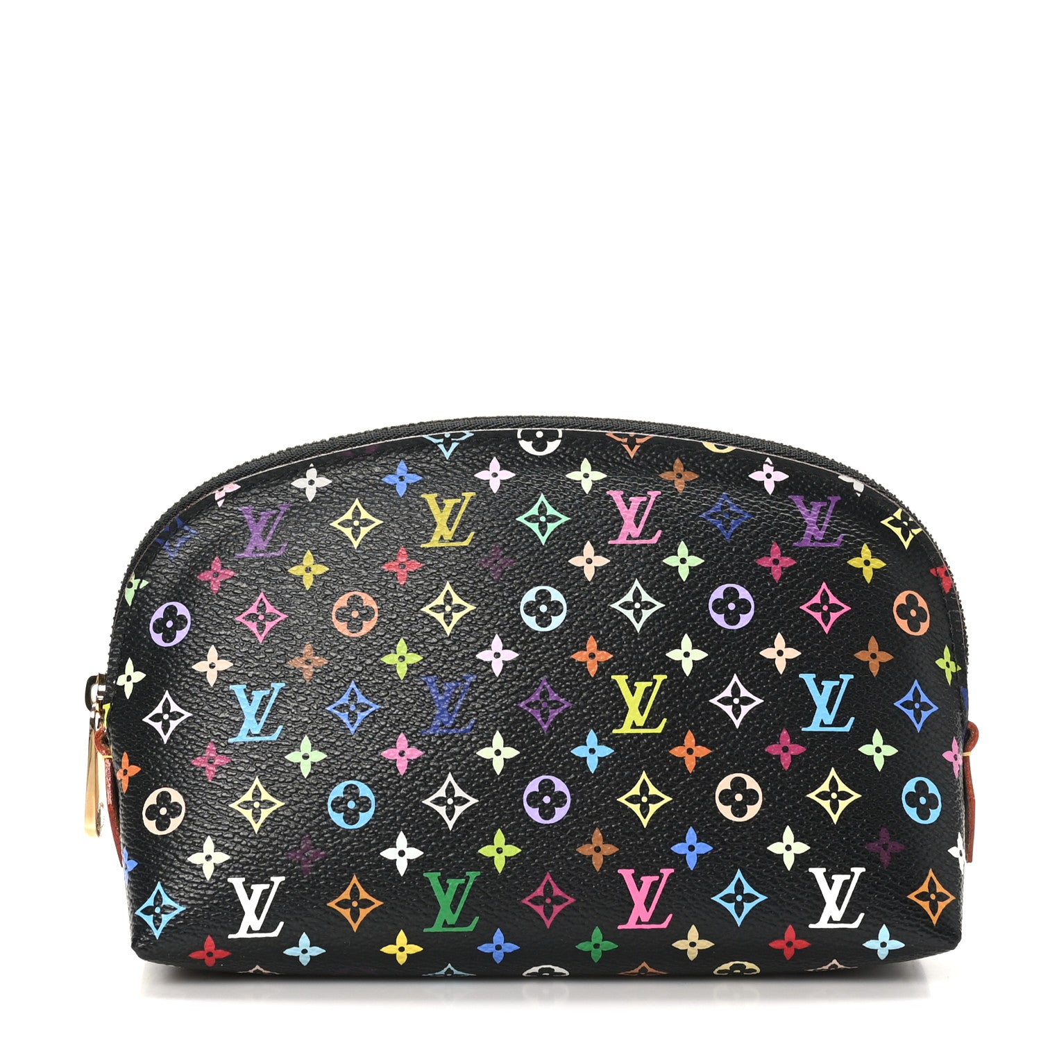 Louis Vuitton Monogram Multicolor Cosmetic Pouch Black Grenade 1 of 7