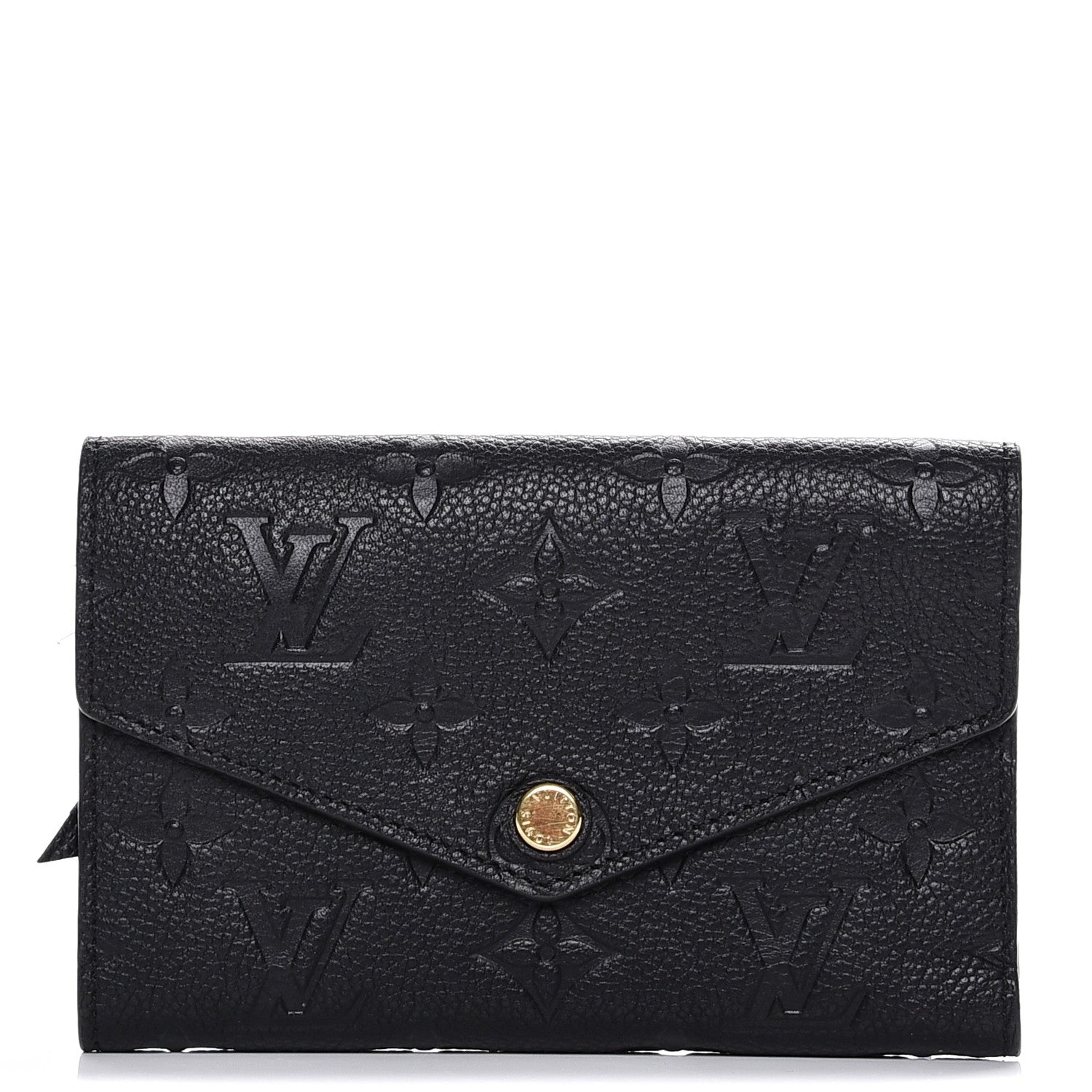 Louis Vuitton Empreinte Compact Curieuse Wallet Black 1 of 7
