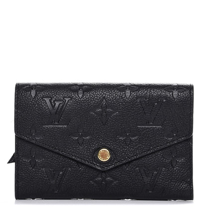 Louis Vuitton Empreinte Compact Curieuse Wallet Black 1 of 7