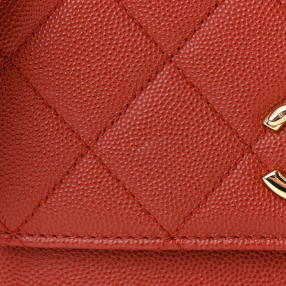 Chanel Caviar Quilted Medium Business Affinity Flap Red 12 of 13