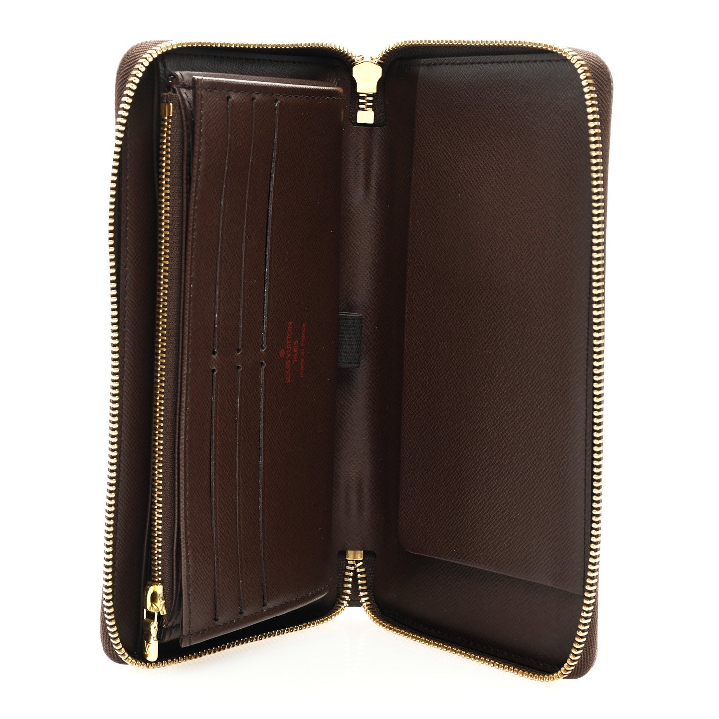 Damier Ebene Zippy Organizer Wallet