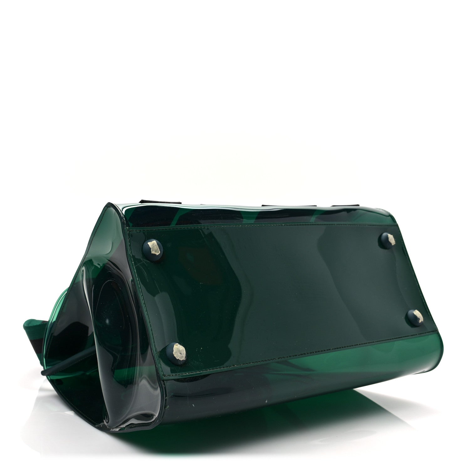 Delvaux PVC The Hero 1829 Brillant Satchel Vert 4 of 7
