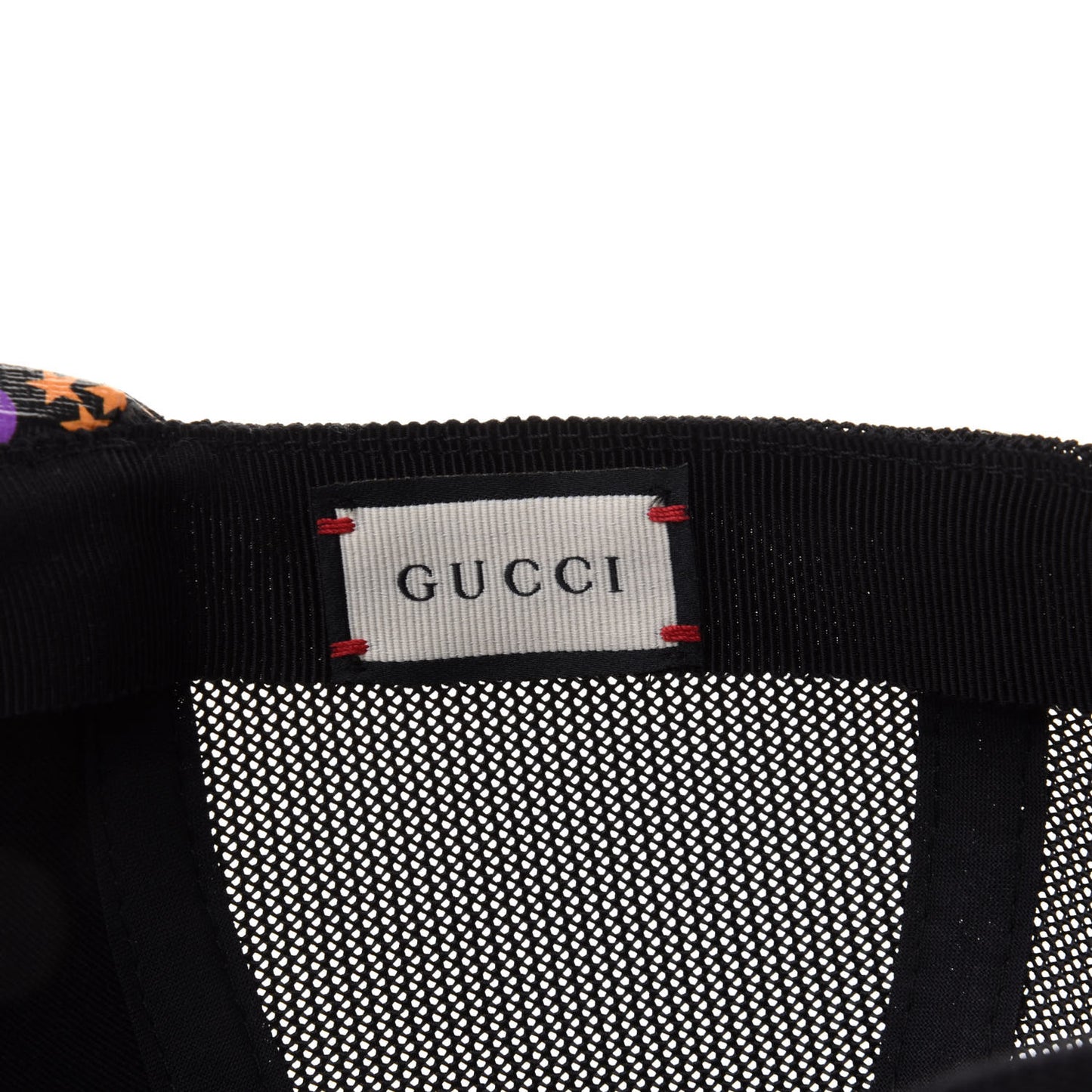 GG Supreme Monogram Psychedelic Baseball Hat L 59 Black
