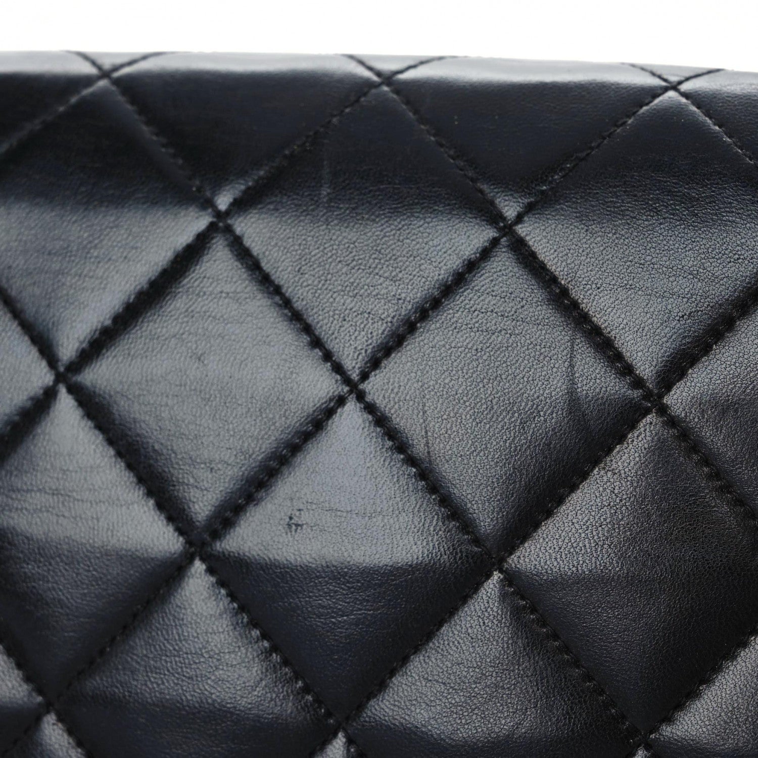 Chanel Lambskin Quilted Medium Single Flap Black 18 of 20