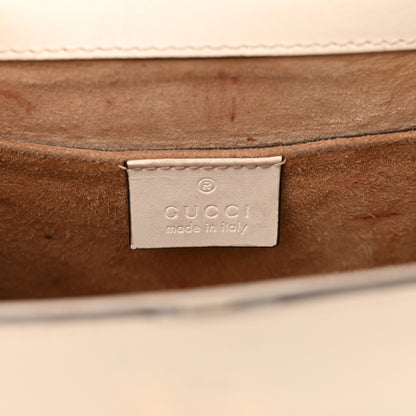 Gucci Calfskin Mini Sylvie Top Handle Bag White 6 of 18