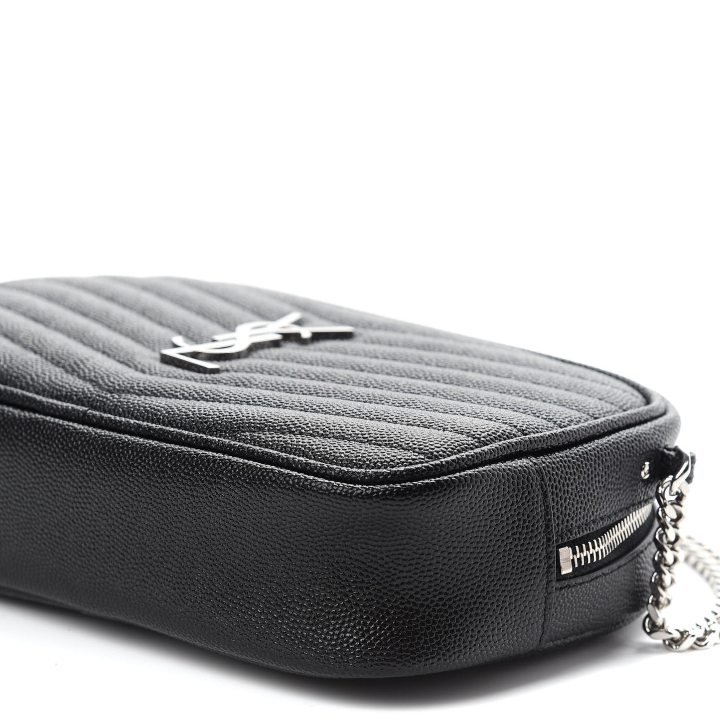 Grain De Poudre Matelasse Monogram Mini Lou Camera Bag Black