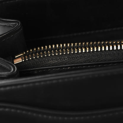 Celine Satinated Calfskin Small 16 Top Handle Bag Black 14 of 15