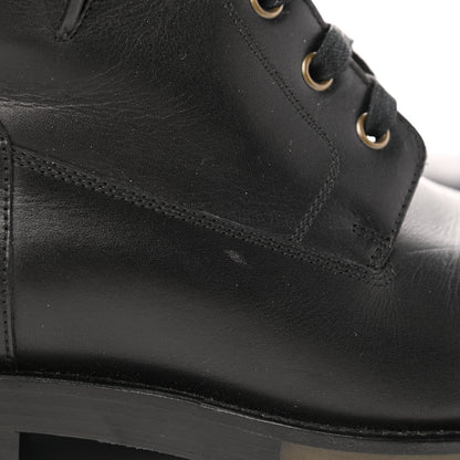 Hermes Calfskin Defense Ankle Boots 40 Black 9 of 12