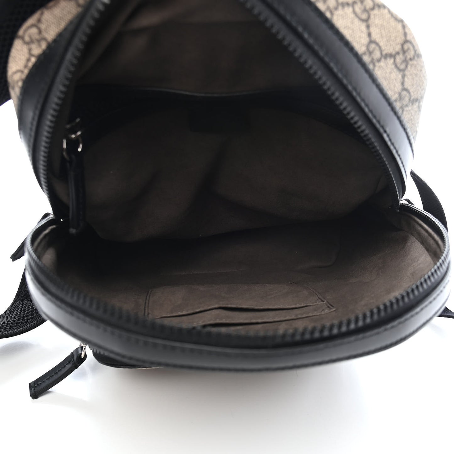 GG Supreme Monogram Small Eden Day Backpack Black