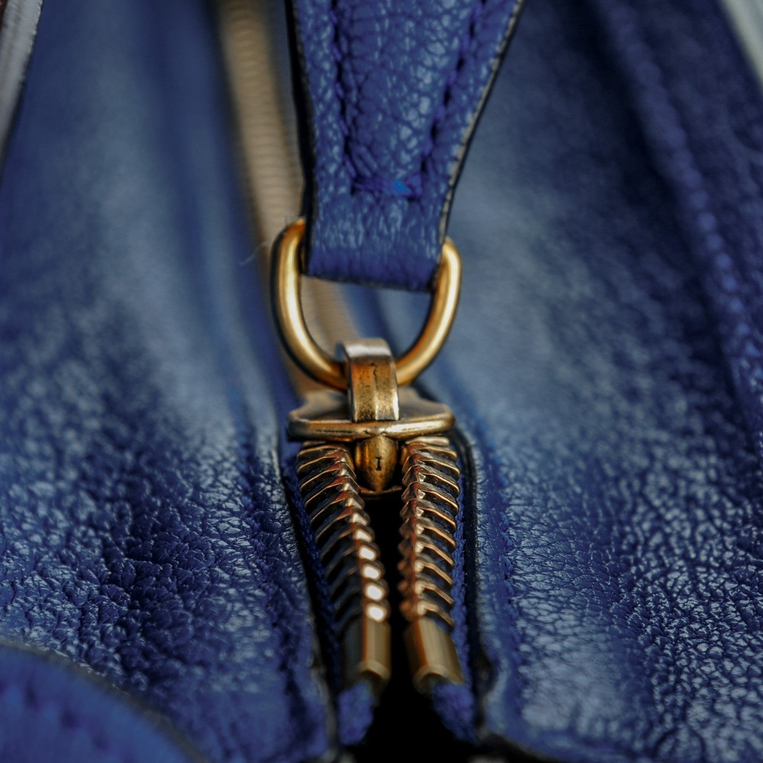 Celine Goatskin Nano Luggage Sea 6 of 8