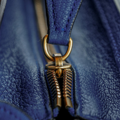 Celine Goatskin Nano Luggage Sea 6 of 8