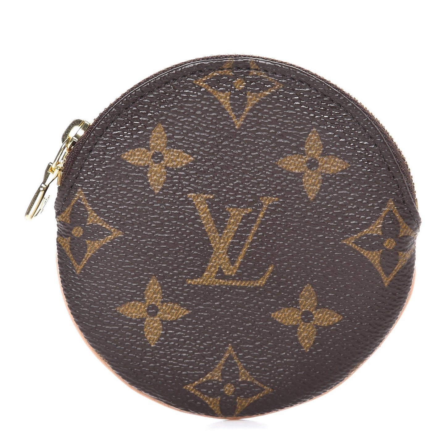 Monogram Round Coin Purse