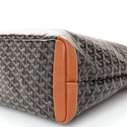 Goyard Goyardine Artois MM Black Gold 9 of 10