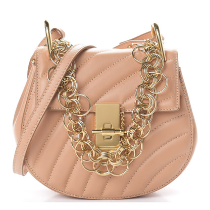 Chloe Calfskin Quilted Mini Drew Bijou Shoulder Bag Blushy Pink 1 of 8