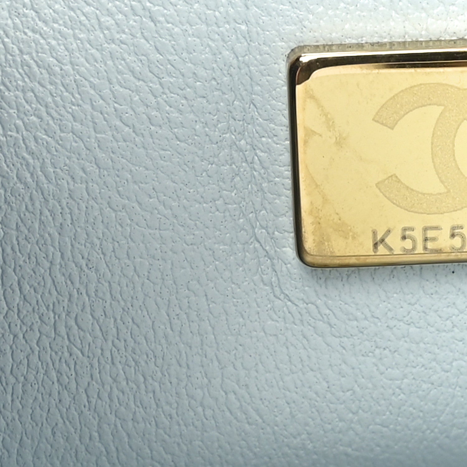 Chanel Tweed Quilted Mini Rectangular Flap Light Blue 7 of 10