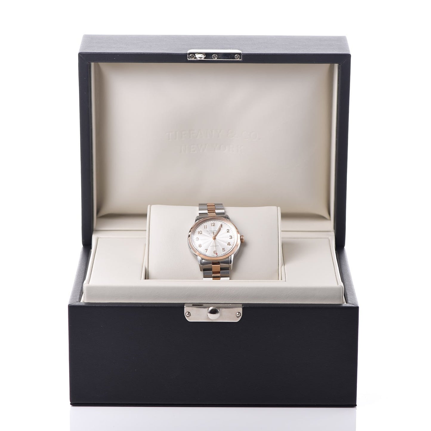 Stainless Steel 18K Rose Gold 34mm CT60 3-Hand Automatic Watch