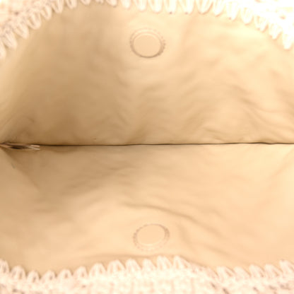 Chloe Crochet Paravent Small Bracelet Tote Bag  Off White 4 of 9