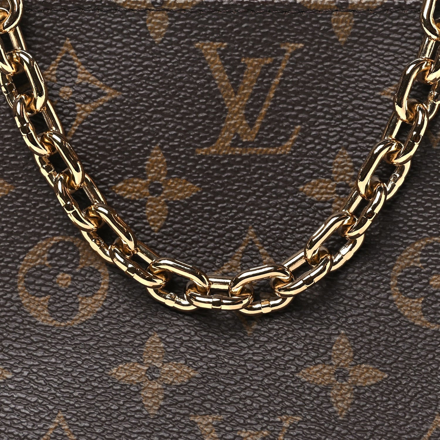 Louis Vuitton Monogram Chain Pochette Accessories 6 of 9