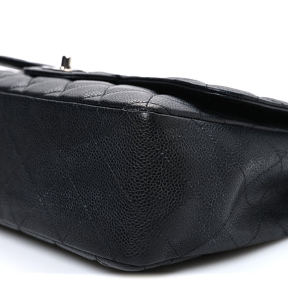 Chanel Caviar Quilted Jumbo Single Flap Black 10 of 10