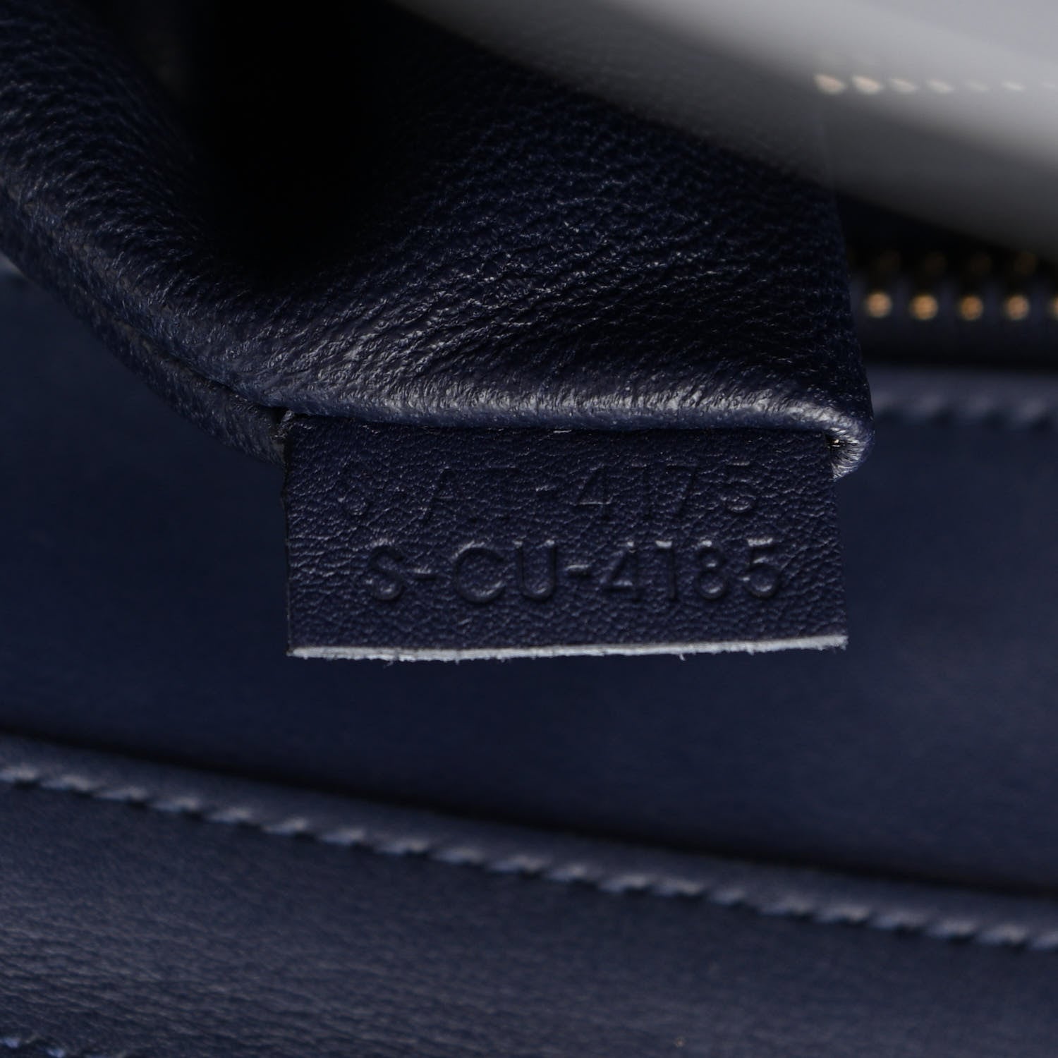 Celine Smooth Calfskin Micro Luggage Navy Blue 8 of 14