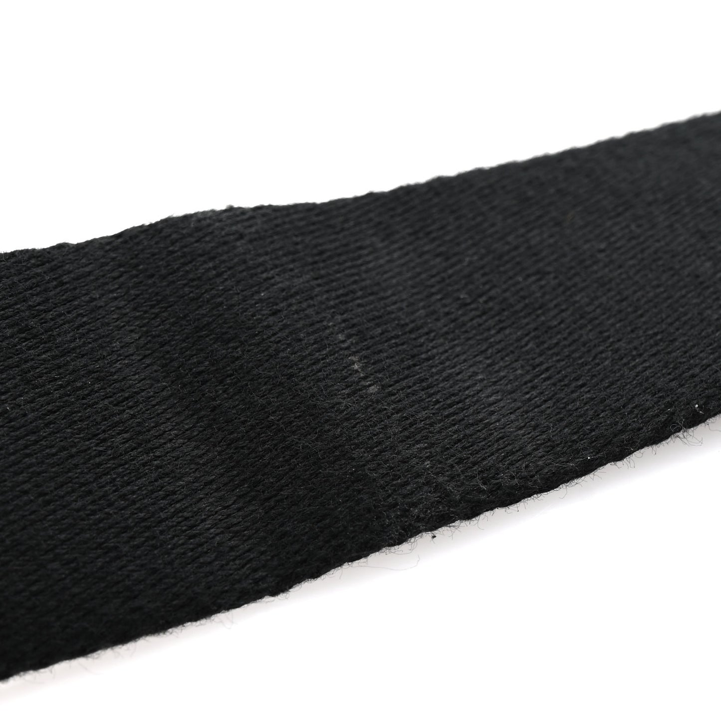 Canvas Calfskin Adjustable Shoulder Strap Black