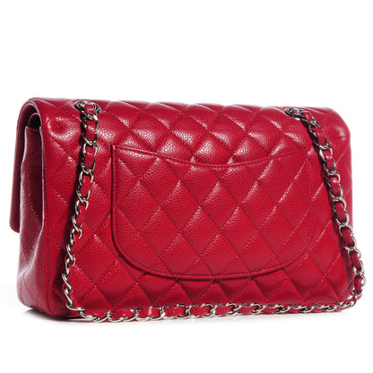 Chanel Caviar Medium Double Flap Red 3 of 10